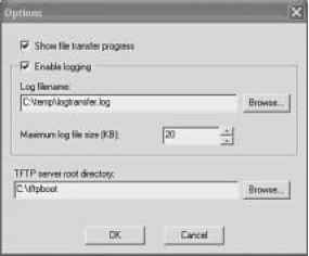 Figure Cisco TFTP Application Software Options Trivial File Transfer Protocol Report